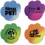 SA02137 Die Cut Paw Mood Eraser With Custom Imprint